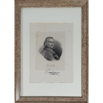 Gravure met handtekening Berthollet 1748-1822